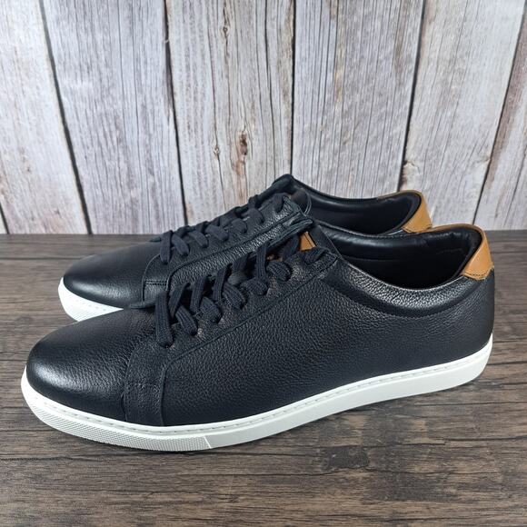 Allen Edmonds Other - Allen Edmonds Courtside Men's Black Leather Lace Up Sneaker (Read Description)